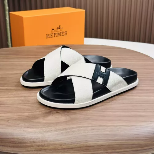 Wholesale Hermes Slippers For Men #1340200 $82.00 USD, Wholesale Quality Replica Hermes Slippers