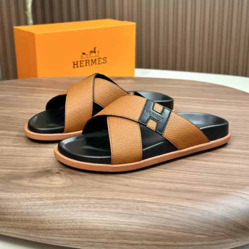 Wholesale Hermes Slippers For Men #1340201 $82.00 USD, Wholesale Quality Replica Hermes Slippers