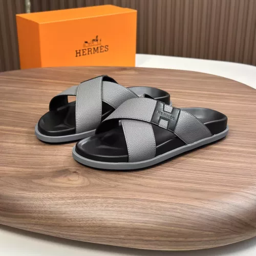 Wholesale Hermes Slippers For Men #1340202 $82.00 USD, Wholesale Quality Replica Hermes Slippers