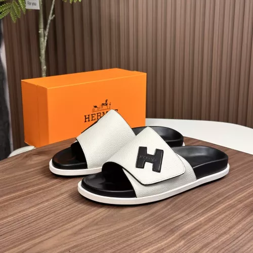 Wholesale Hermes Slippers For Men #1340205 $82.00 USD, Wholesale Quality Replica Hermes Slippers
