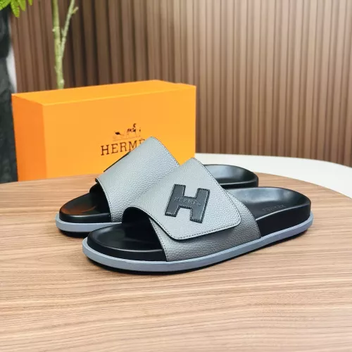 Wholesale Hermes Slippers For Men #1340207 $82.00 USD, Wholesale Quality Replica Hermes Slippers