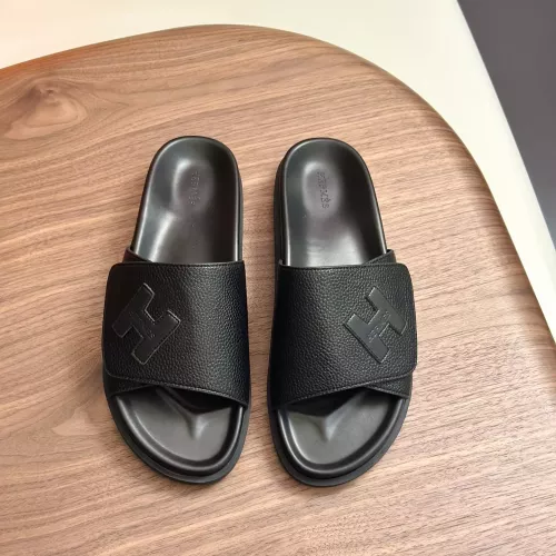Replica Hermes Slippers For Men #1340209 $82.00 USD for Wholesale