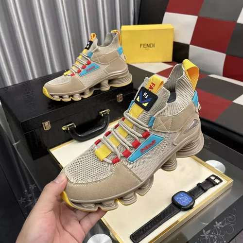 Wholesale Fendi Casual Shoes For Men #1340228 $85.00 USD, Wholesale Quality Replica Fendi Casual Shoes