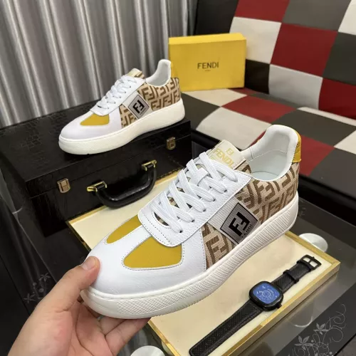 Wholesale Fendi Casual Shoes For Men #1340230 $82.00 USD, Wholesale Quality Replica Fendi Casual Shoes