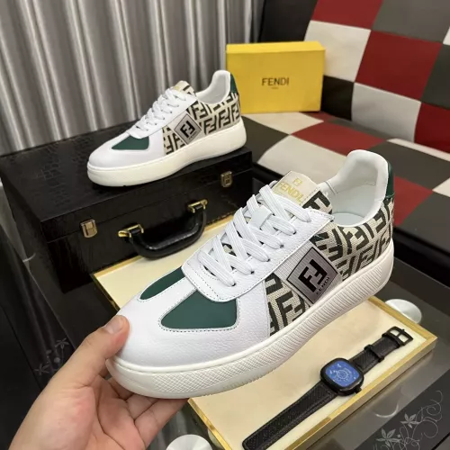 Wholesale Fendi Casual Shoes For Men #1340231 $82.00 USD, Wholesale Quality Replica Fendi Casual Shoes