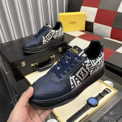 Wholesale Fendi Casual Shoes For Men #1340232 $82.00 USD, Wholesale Quality Replica Fendi Casual Shoes