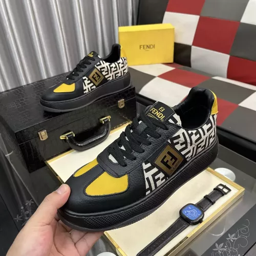 Wholesale Fendi Casual Shoes For Men #1340233 $82.00 USD, Wholesale Quality Replica Fendi Casual Shoes