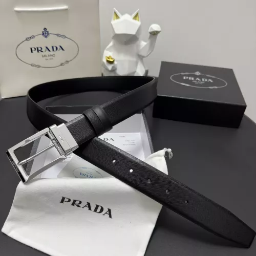 Wholesale Prada AAA Quality Belts In 3.5cm For Men #1340251 $60.00 USD, Wholesale Quality Replica Prada AAA Quality Belts