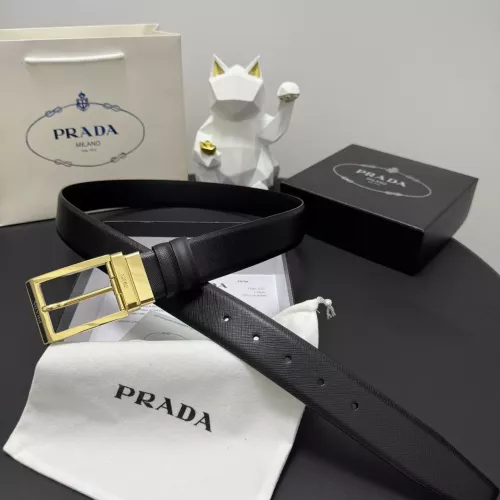 Wholesale Prada AAA Quality Belts In 3.5cm For Men #1340252 $60.00 USD, Wholesale Quality Replica Prada AAA Quality Belts