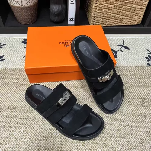Wholesale Hermes Slippers For Men #1340333 $60.00 USD, Wholesale Quality Replica Hermes Slippers