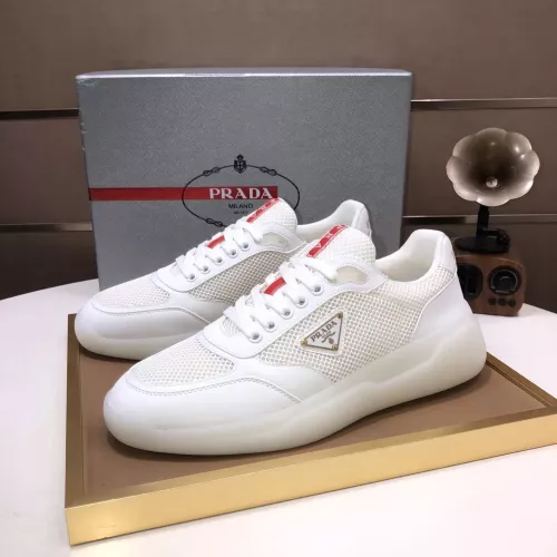 Wholesale Prada Casual Shoes For Men #1340372 $112.00 USD, Wholesale Quality Replica Prada Casual Shoes