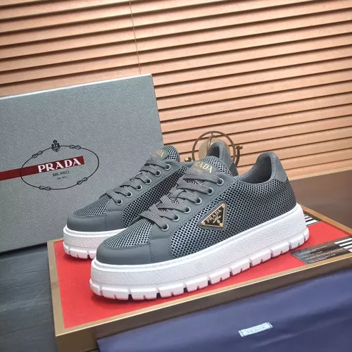 Wholesale Prada Casual Shoes For Men #1340380 $105.00 USD, Wholesale Quality Replica Prada Casual Shoes