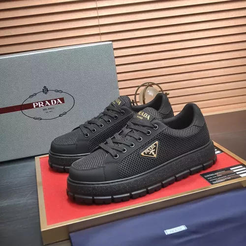 Wholesale Prada Casual Shoes For Men #1340381 $105.00 USD, Wholesale Quality Replica Prada Casual Shoes