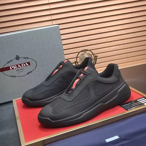 Wholesale Prada Casual Shoes For Men #1340383 $112.00 USD, Wholesale Quality Replica Prada Casual Shoes
