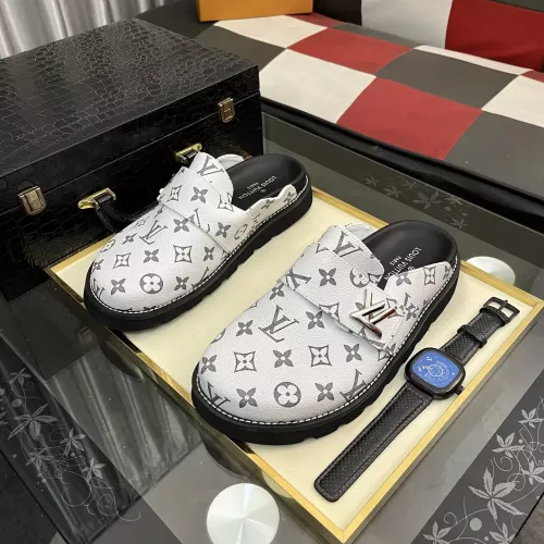 Wholesale Louis Vuitton Slippers For Men #1340394 $80.00 USD, Wholesale Quality Replica Louis Vuitton Slippers