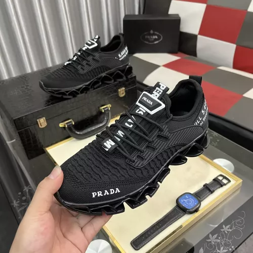 Wholesale Prada Casual Shoes For Men #1340425 $76.00 USD, Wholesale Quality Replica Prada Casual Shoes