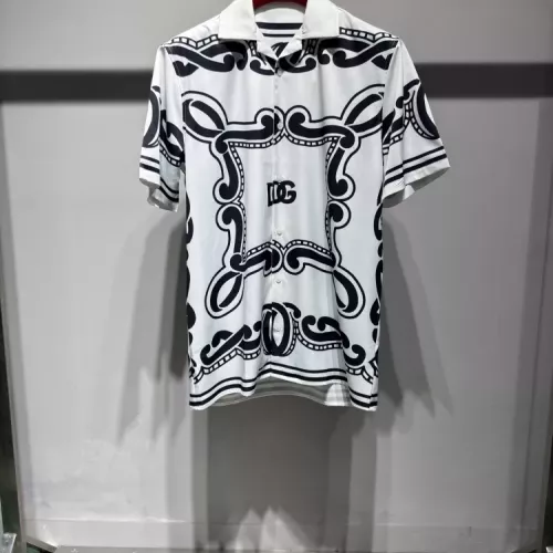 Wholesale Dolce &amp; Gabbana D&amp;G Shirts Short Sleeved For Men #1340445 $40.00 USD, Wholesale Quality Replica Dolce &amp; Gabbana D&amp;G Shirts