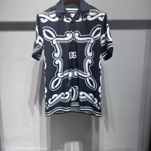 Wholesale Dolce &amp; Gabbana D&amp;G Shirts Short Sleeved For Men #1340446 $40.00 USD, Wholesale Quality Replica Dolce &amp; Gabbana D&amp;G Shirts
