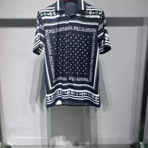 Wholesale Dolce &amp; Gabbana D&amp;G Shirts Short Sleeved For Men #1340449 $40.00 USD, Wholesale Quality Replica Dolce &amp; Gabbana D&amp;G Shirts