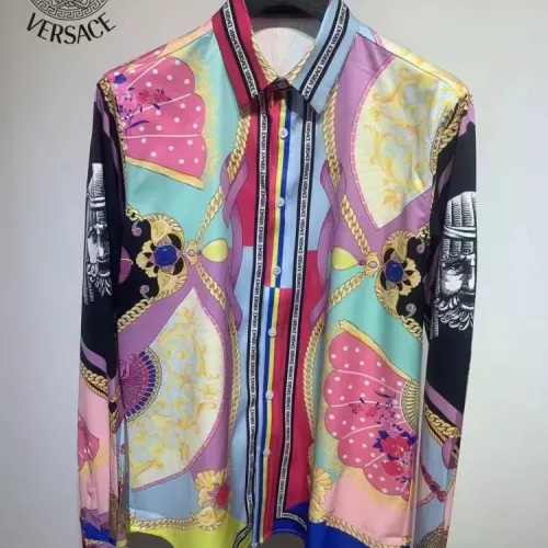 Wholesale Versace Shirts Long Sleeved For Men #1340453 $41.00 USD, Wholesale Quality Replica Versace Shirts