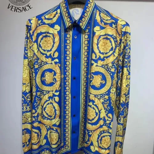 Wholesale Versace Shirts Long Sleeved For Men #1340457 $41.00 USD, Wholesale Quality Replica Versace Shirts