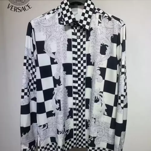 Wholesale Versace Shirts Long Sleeved For Men #1340458 $41.00 USD, Wholesale Quality Replica Versace Shirts