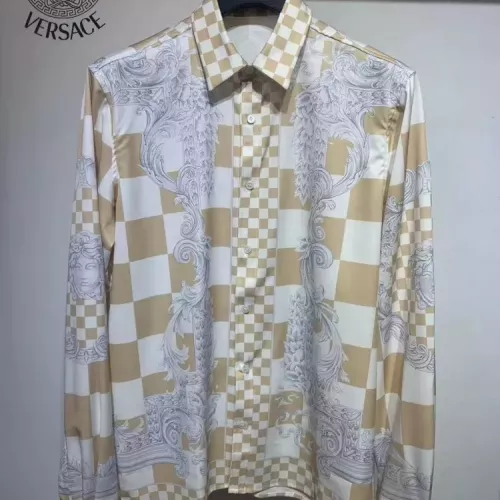 Wholesale Versace Shirts Long Sleeved For Men #1340459 $41.00 USD, Wholesale Quality Replica Versace Shirts
