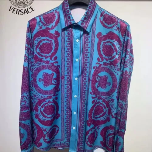 Wholesale Versace Shirts Long Sleeved For Men #1340461 $41.00 USD, Wholesale Quality Replica Versace Shirts