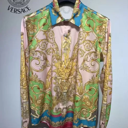Wholesale Versace Shirts Long Sleeved For Men #1340462 $41.00 USD, Wholesale Quality Replica Versace Shirts