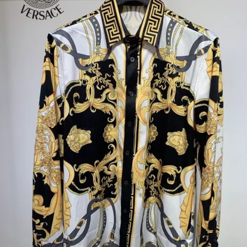 Wholesale Versace Shirts Long Sleeved For Men #1340465 $41.00 USD, Wholesale Quality Replica Versace Shirts