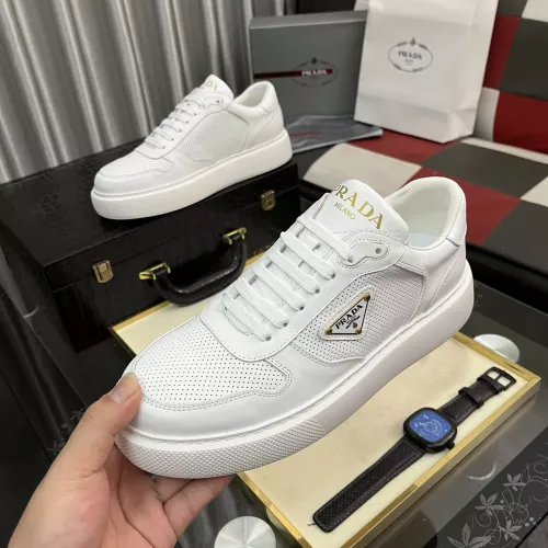 Wholesale Prada Casual Shoes For Men #1340466 $102.00 USD, Wholesale Quality Replica Prada Casual Shoes