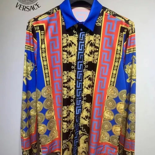 Wholesale Versace Shirts Long Sleeved For Men #1340470 $41.00 USD, Wholesale Quality Replica Versace Shirts