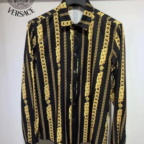 Wholesale Versace Shirts Long Sleeved For Men #1340471 $41.00 USD, Wholesale Quality Replica Versace Shirts