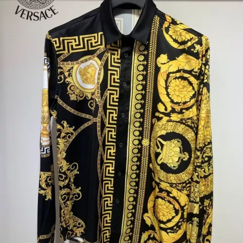 Wholesale Versace Shirts Long Sleeved For Men #1340472 $41.00 USD, Wholesale Quality Replica Versace Shirts