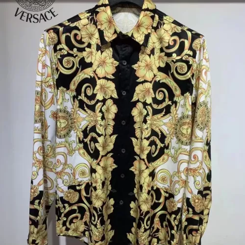 Wholesale Versace Shirts Long Sleeved For Men #1340477 $41.00 USD, Wholesale Quality Replica Versace Shirts