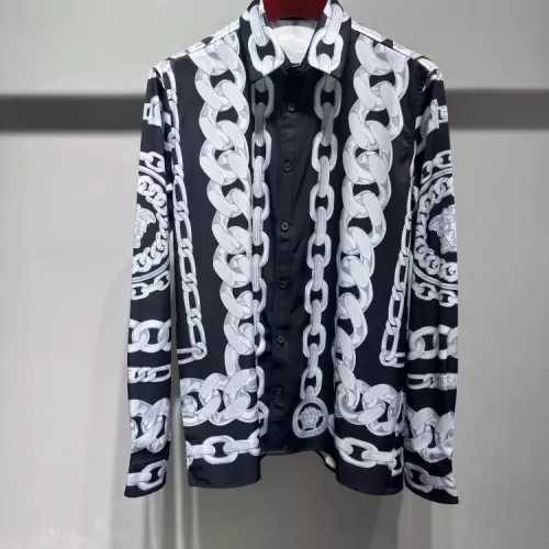 Wholesale Versace Shirts Long Sleeved For Men #1340489 $41.00 USD, Wholesale Quality Replica Versace Shirts