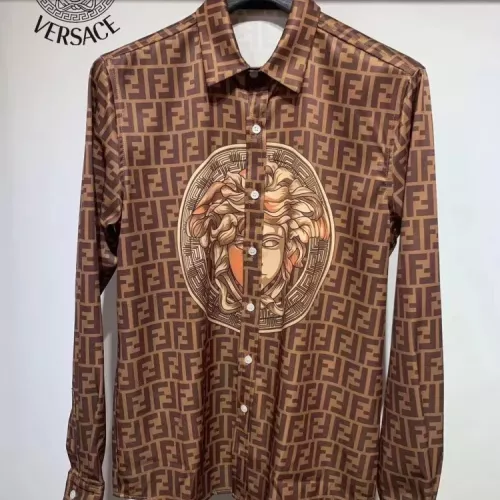 Wholesale Versace Shirts Long Sleeved For Men #1340491 $41.00 USD, Wholesale Quality Replica Versace Shirts