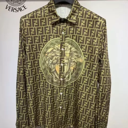 Wholesale Versace Shirts Long Sleeved For Men #1340492 $41.00 USD, Wholesale Quality Replica Versace Shirts