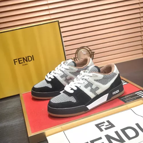 Wholesale Fendi Casual Shoes For Men #1340628 $108.00 USD, Wholesale Quality Replica Fendi Casual Shoes