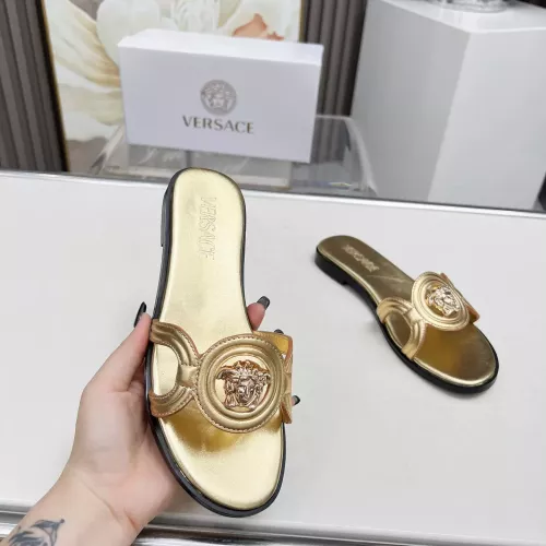 Replica Versace Slippers For Women #1340966 $88.00 USD for Wholesale