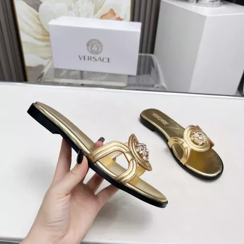 Replica Versace Slippers For Women #1340966 $88.00 USD for Wholesale