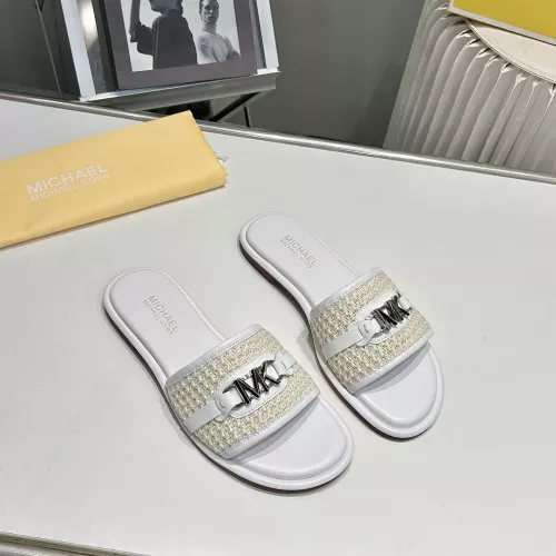 Wholesale Michael Kors Slippers For Women #1341002 $76.00 USD, Wholesale Quality Replica Michael Kors Slippers