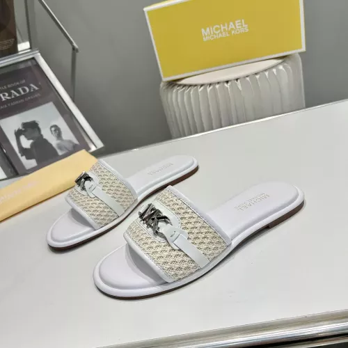 Replica Michael Kors Slippers For Women #1341002 $76.00 USD for Wholesale