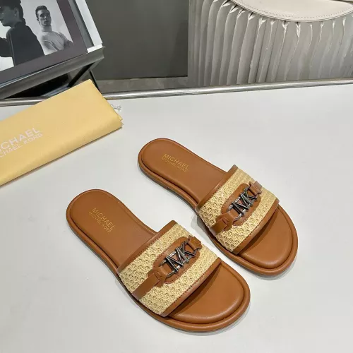 Wholesale Michael Kors Slippers For Women #1341003 $76.00 USD, Wholesale Quality Replica Michael Kors Slippers