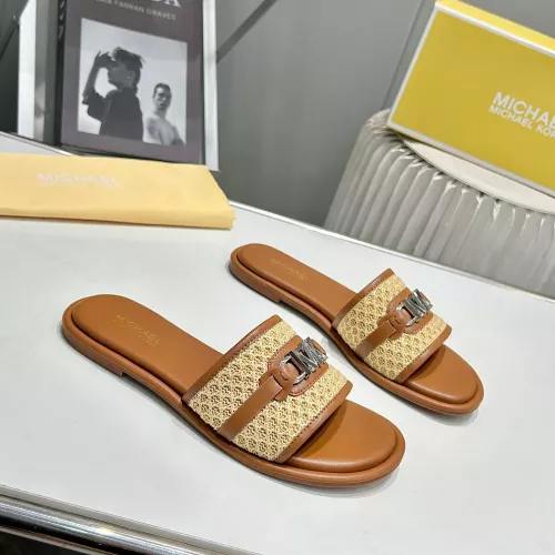 Replica Michael Kors Slippers For Women #1341003 $76.00 USD for Wholesale