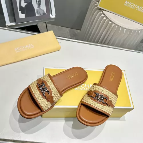 Replica Michael Kors Slippers For Women #1341003 $76.00 USD for Wholesale