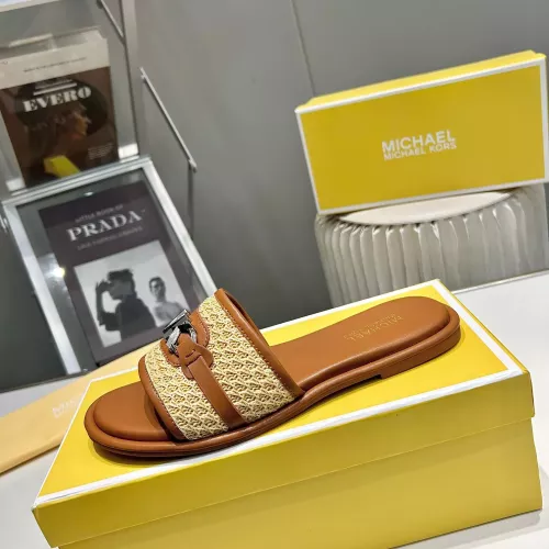 Replica Michael Kors Slippers For Women #1341003 $76.00 USD for Wholesale