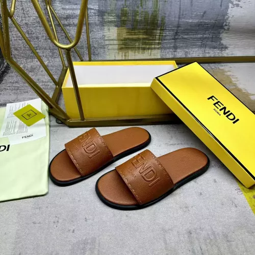 Replica Fendi Slippers For Women #1341055 $76.00 USD for Wholesale