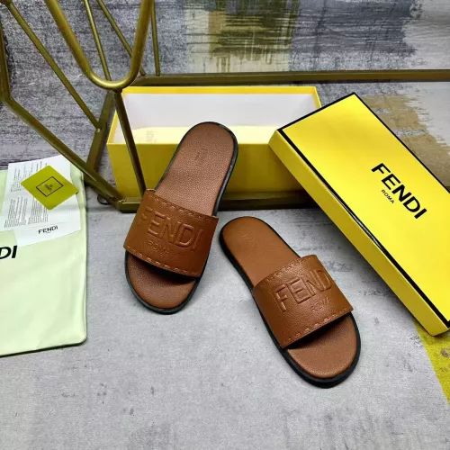 Replica Fendi Slippers For Women #1341055 $76.00 USD for Wholesale