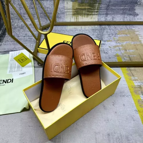 Replica Fendi Slippers For Women #1341055 $76.00 USD for Wholesale